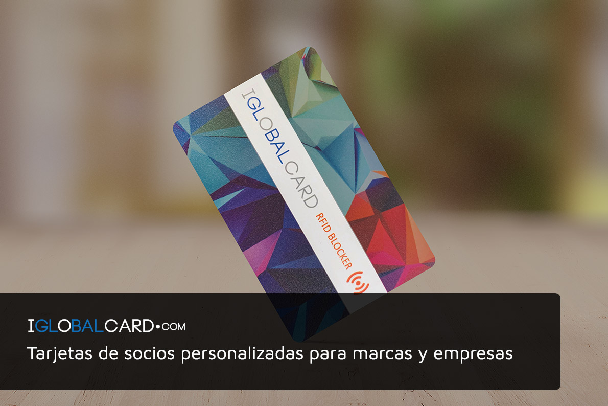 Tarjetas para socios con diseño personalizado para empresas - Iglobalcard